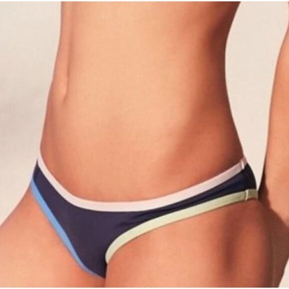 NWT Tavik Jayden Full Swim Bikini Bottom Color Blocked Cobalt - XS - Picture 1 of 8